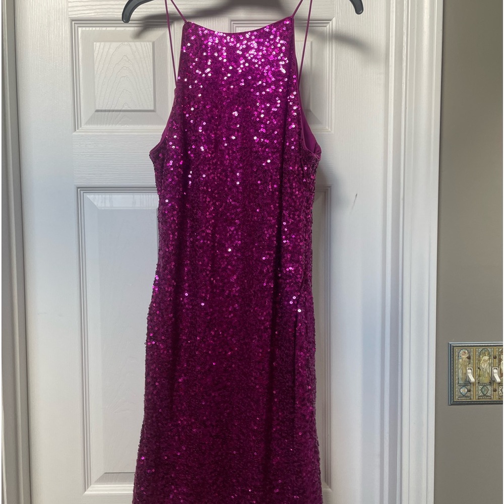 Badgley Mischka sequined dress